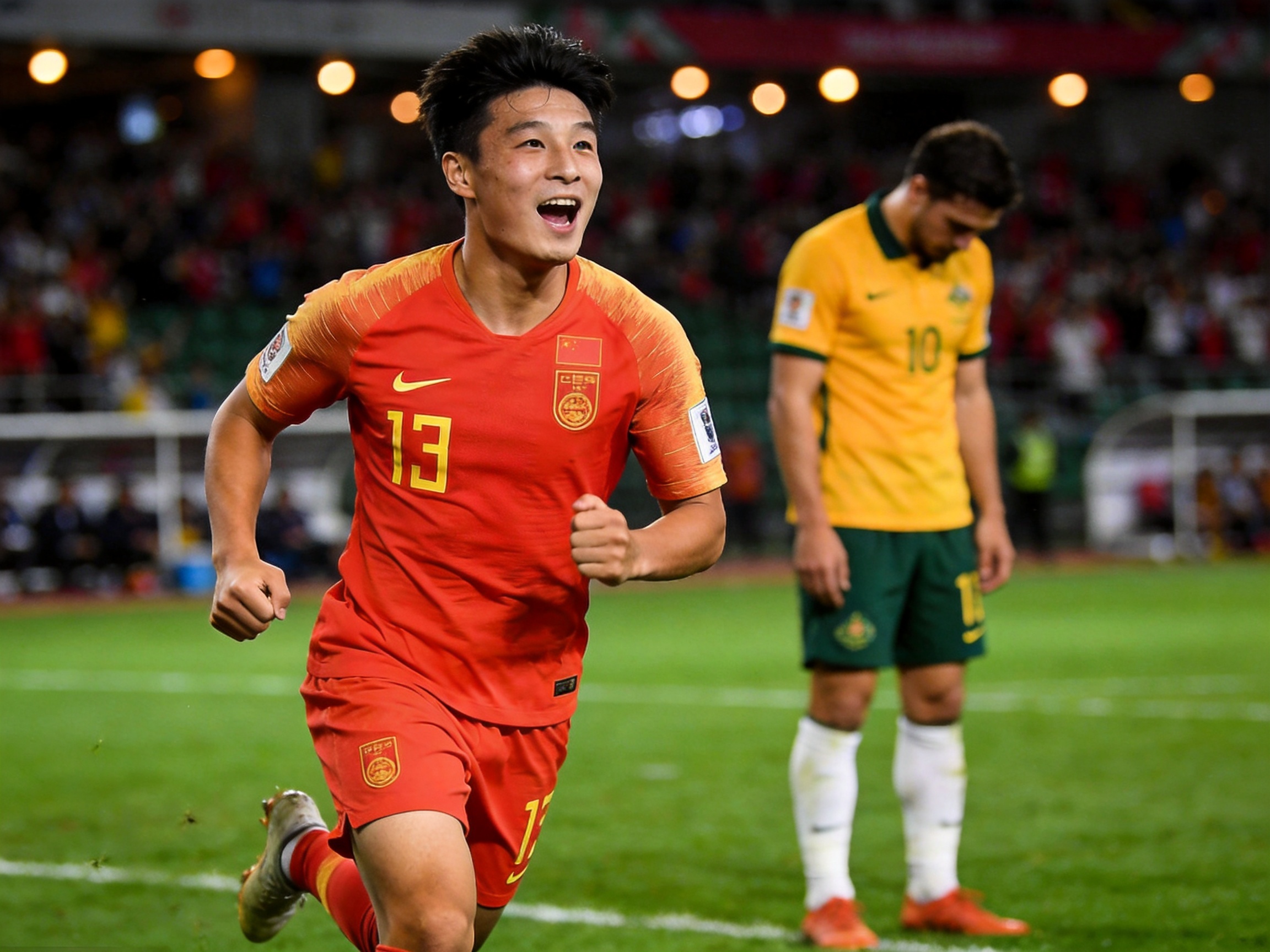 必一运动Bsports国家队热身赛中国队对澳大利亚配图